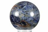 Deep Blue, Polished Sodalite Sphere #241739-1